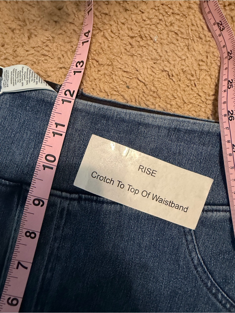NWT HALARA | High Rise Elastic Waist Pull On Skinny Leg Jeans Women's Size Large - Picture 10 of 11